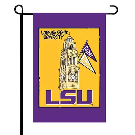 Lsu Tigers 12 X 18 Double Sided Garden Flag