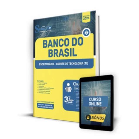 Apostila Banco do Brasil 2023 Escriturário Agente de Tecnologia TI