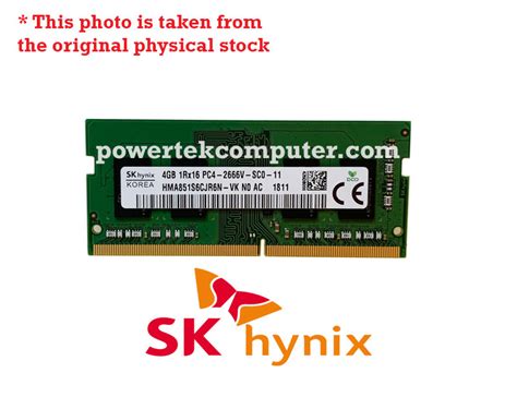 SK HYNIX SODIMM DDR4 4 GB HMA851S6CJR6N-VK PC 2666 / 21300