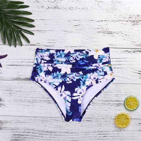 Plus Size Swimsuit For Women High Waisted Bikini Swim Pants Shorts Bottom Swimsuit Swimwear
