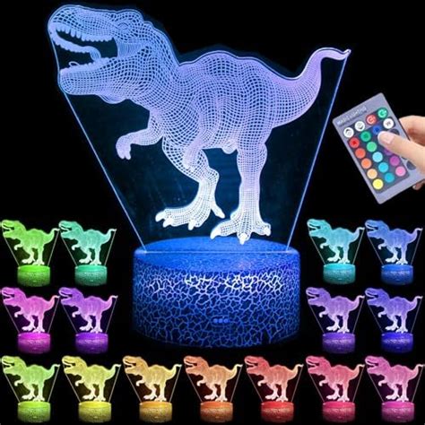 ZNZ 3D Lampe LED Illusion Nachtlicht 16 Farbwechsel 4 Models Mit