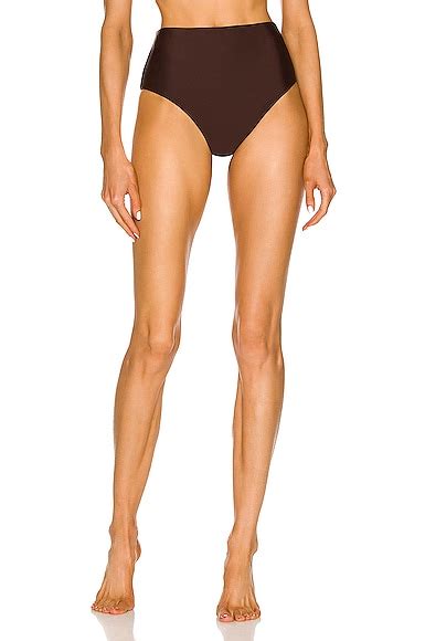 Nanushka Bente Bikini Bottom In Brown FWRD