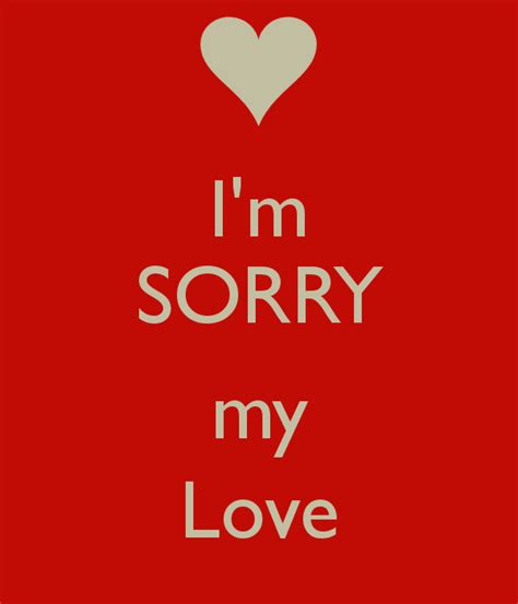 I Am Sorry Love Quotes. QuotesGram