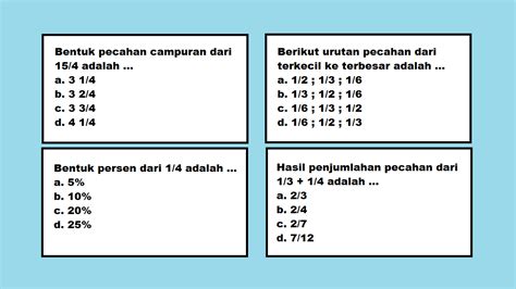 Yuk Mojok Contoh Soal Pecahan Desimal Dan Jawabannya Kelas Sd Hot Sex