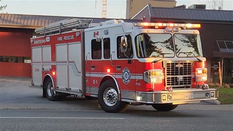 Abbotsford Fire Engine Responding Youtube