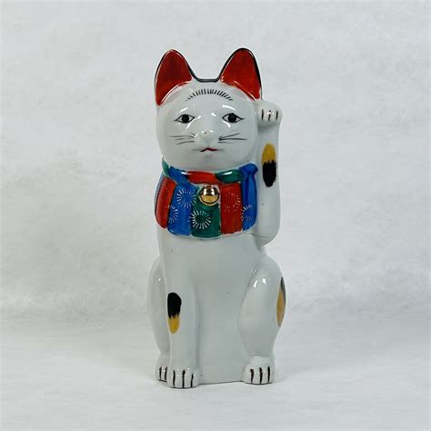 Seto Ware Maneki-Neko Figure — Japanese Cultural & Community Center of ...