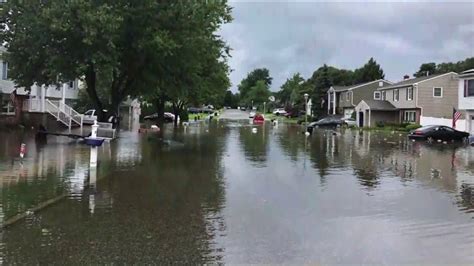 Heavy rains cause more flooding, damage in NJ; states of emergency ...