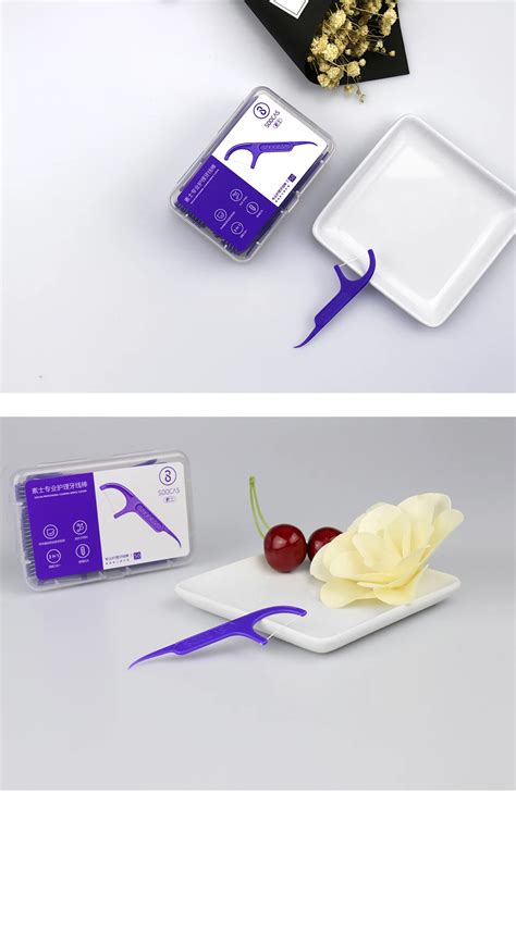 SOOCAS 50 шт. зубная нить, зубочистки, зубочистки, палочка для чистки ...