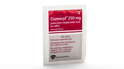 Clamoxyl 250 Mg Polvo Para SuspensiÓn Oral En Sobre 30 Sobres Precio