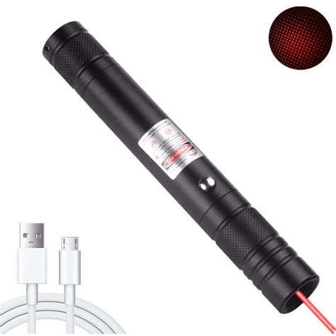 Long Range High Power Tactical Red Dot Light Presentation Pointer Usb