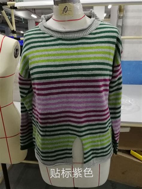 Casual Vintage Crew Neck Knitted Striped Shirts And Tops Clothing