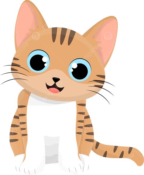 Gato Lindo PNG Gato Naranja Amor De Gato Gato Vectores PNG Y Vector