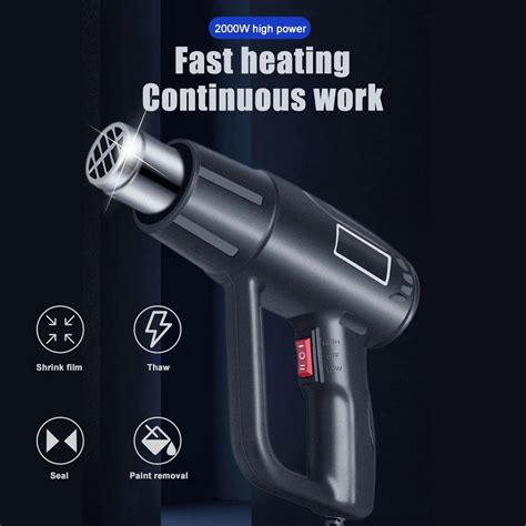 W Heat Gun Variable Temperature Advanced Electric Hot Air Gun Power Tool Heater Diy Tool