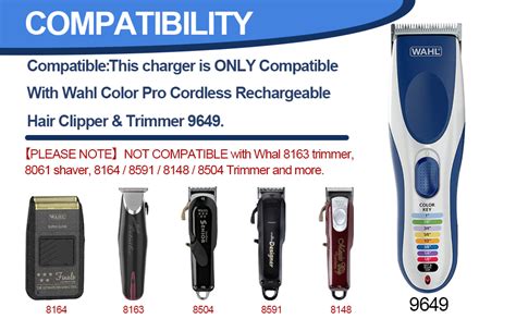 Amazon 3 5V Hair Clipper Charger For Wahl Color Pro 9649 Cordless