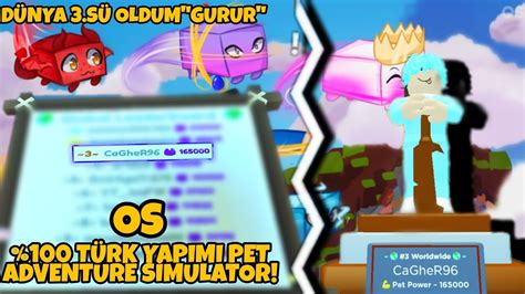 100 TÜRK YAPIMI PET SİMULATOR OYUNU ÇIKTI Pet Adventure