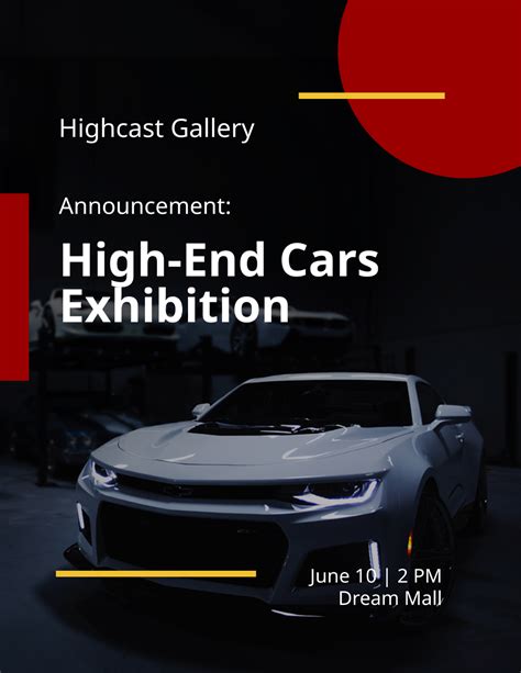 Free Exhibition Templates To Edit Online