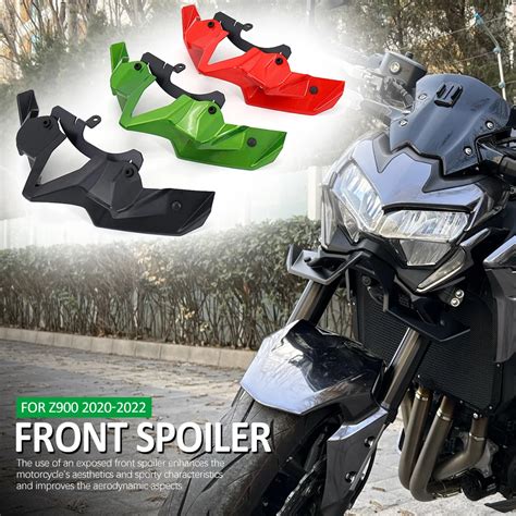 New Naked Front Spoiler Winglet Aerodynamic Wing Kit Spoiler Abs Motorcycle Accessories
