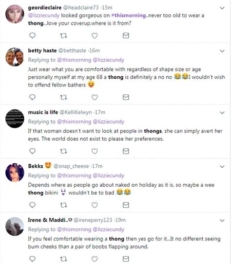 Lizzie Cundy Shows Off Her Bottom In A Thong Bikini This Morning Daily Mail Online