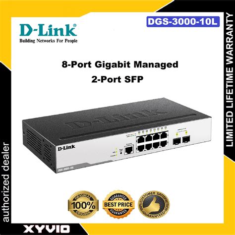 D-LINK DGS-3000-10L 10-Port/ DGS-3000-20L 16-Port 10/100/1000Base-T ...