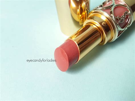 Eye Candy for Ladies YSL Rouge Volupté Shine in Nude in Private 09
