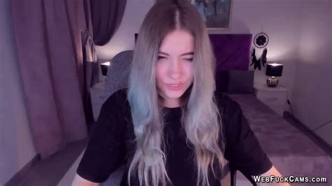 Busty Ukrainian Teen Simadark Flashes Shaved Pussy On Solo Webcam Show