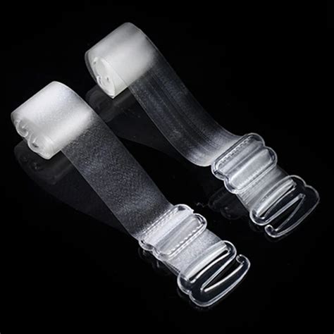 Women Cm Wide Silicone Clear Bra Straps Non Slip Invisible Bra Strap