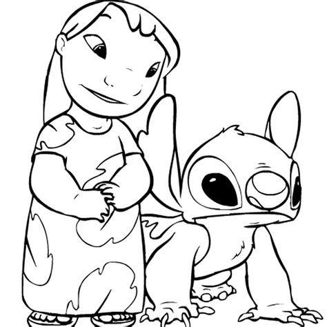 Раскраски Лило и Стич (Много фото!) - drawpics.ru