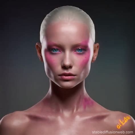 Blonde Woman With Blue Eyes Stable Diffusion Online