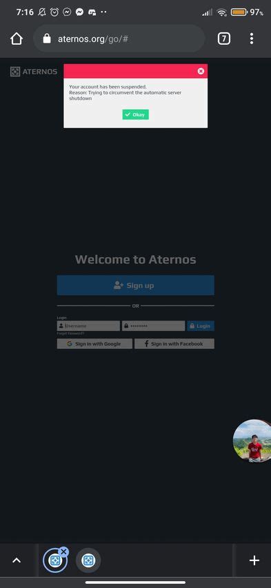My Account Got Suspended General Aternos Community