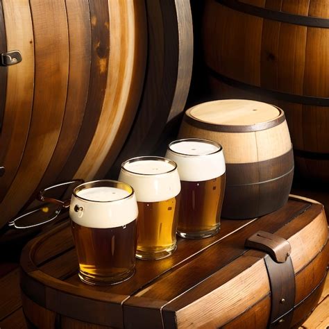 Premium AI Image | barrel with beer