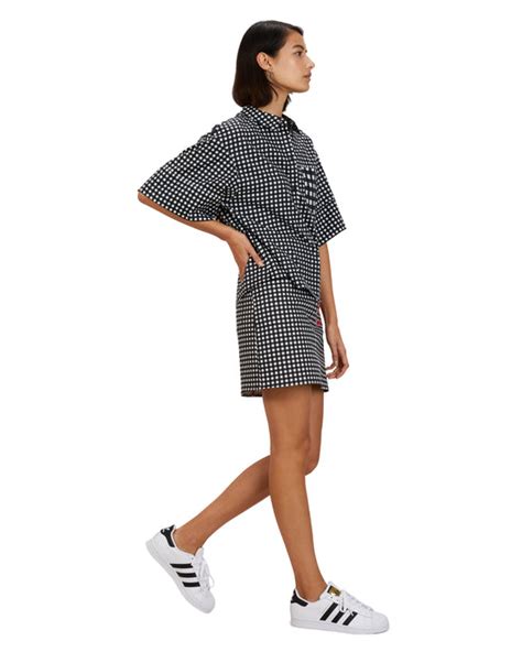 Boxy Shirt Red Black Gingham Thekitnyc The Kit