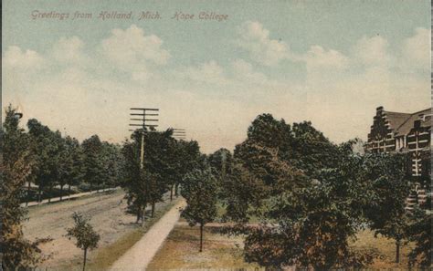 Hope College Holland Mi Postcard