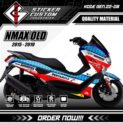 Yamaha Nmax Old Fullbody Sticker Decal Yamaha Nmax Old