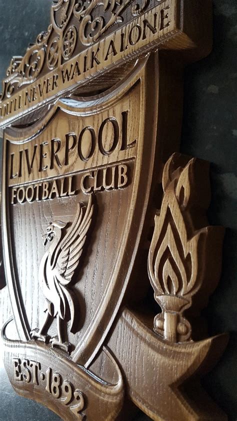 Liverpool Fc Wood Carving Crest Logo In Se5 London For £4000 For Sale