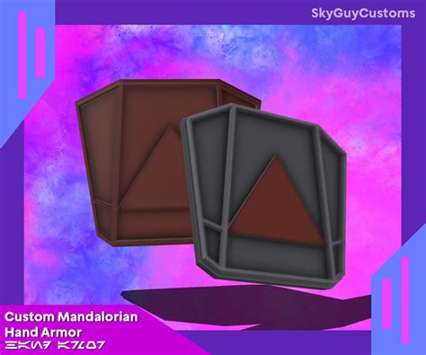 Mandalorian Hand Armor 3d Print File Etsy