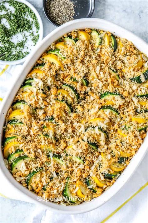 Easy Squash Casserole - Spend With Pennies
