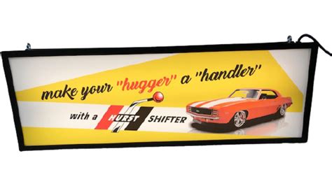 Hurst Hugger Handler Single Sided Light Up Sign For Sale At Auction Mecum Auctions