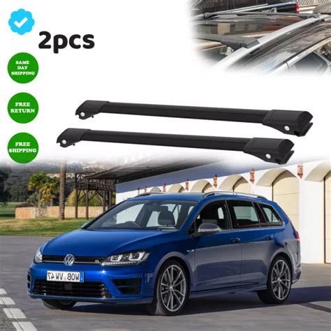 BARRES DE TOIT Transversales Pour Volkswagen Golf R Variant 2015 2017