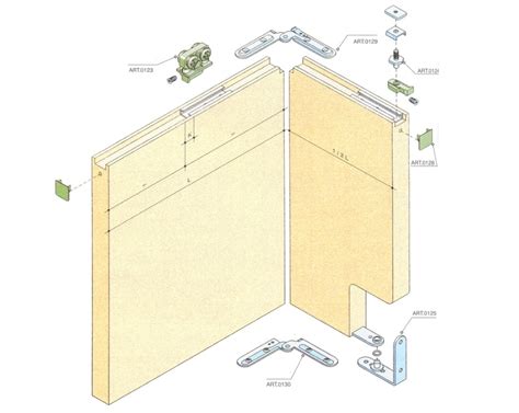 SiscoSistem Механизм складной двери Foldy с рейлом 1м 0133PB 2G ...