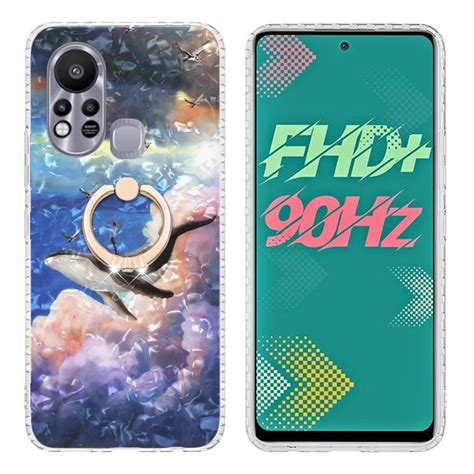 For Infinix Hot S Ring Holder Mm Airbag TPU Phone Case Whale Alexnld