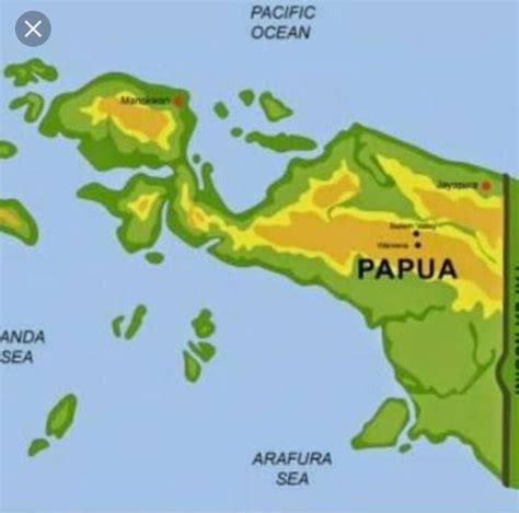 Gambar Lah Peta Kepulauan Maluku Dan Papua Lalu Tuliskan Perbatasan