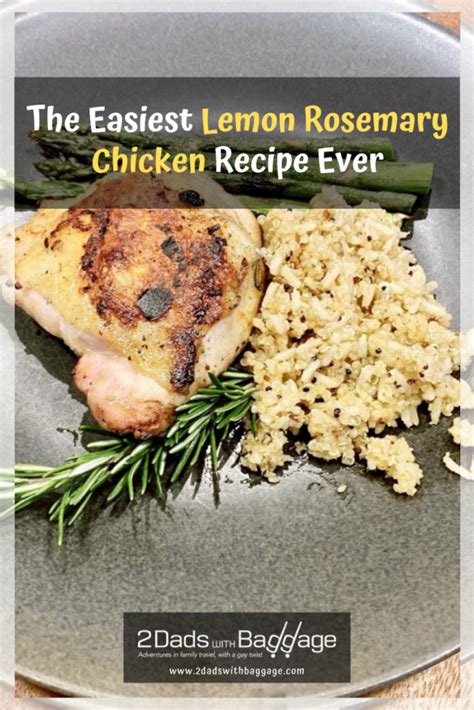 The Easiest Lemon Rosemary Chicken Recipe Ever