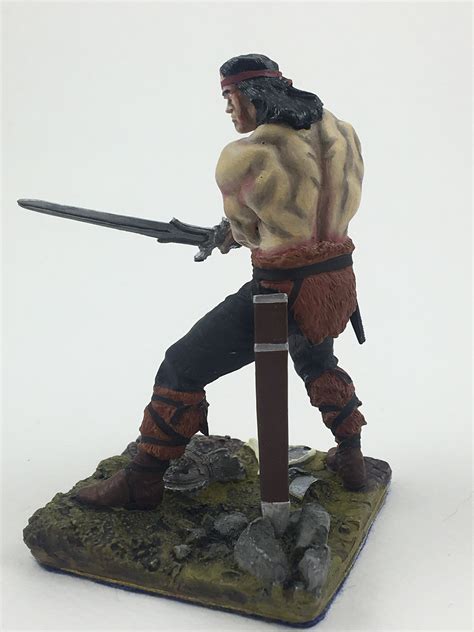 Conan The Barbarian 75 Mm Metal Figure Toy Soldier Tin Etsy