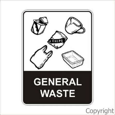 general waste sign   mark bevill blog