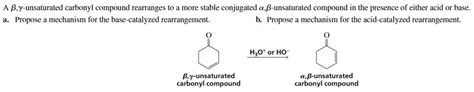 Answered A B Y Unsaturated Carbonyl Compound Bartleby