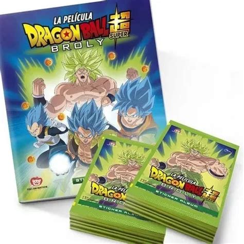 Lbum Sobres Drag N Ball Super Broly La Pelicula Mercadolibre