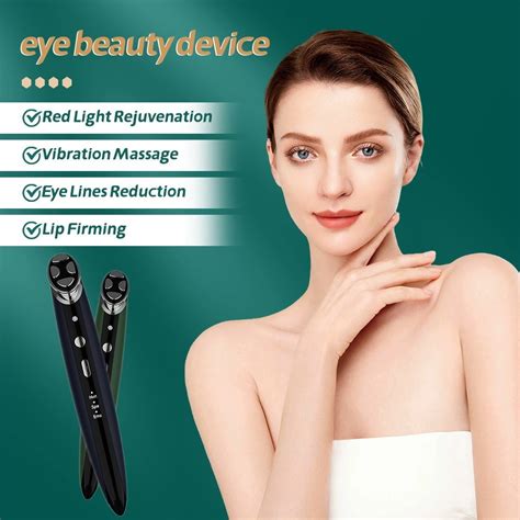 Eye Beauty Microcurrent Massage Pen Mini Beauty Electric Eyes Massager Wrinkles Dark Circle