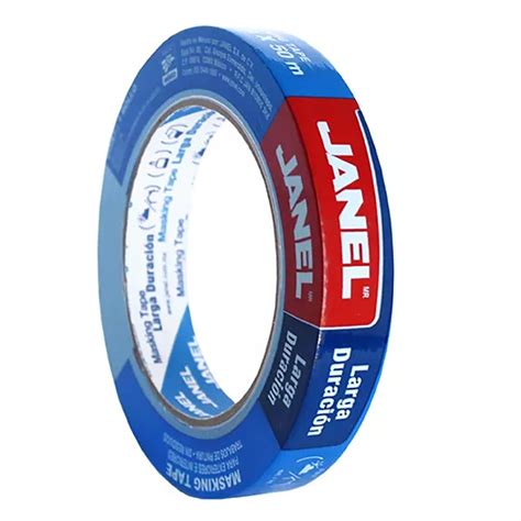 Cinta Adhesiva Masking Tape Azul Janel Mm X M Pieza