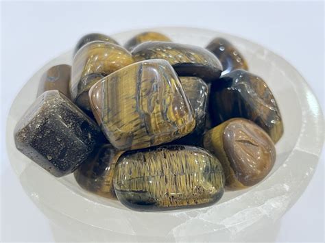 Tiger Eye Tumble Stone The Crystal Company Qld