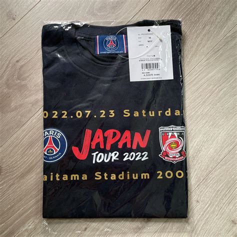 Psg パリサンジェルマン ジャパンツアー Vs浦和レッズtシャツ ネイビー M メルカリ